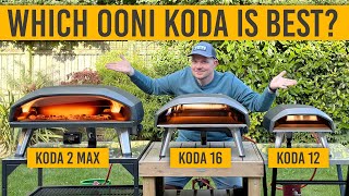 OONI KODA 12 vs KODA 16 vs KODA 2 MAX  Full Review amp Comparison [upl. by Eltsyek]