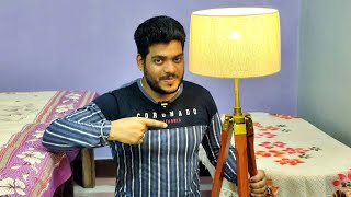 Cheapest Quality Floor Lamp for YouTubers Living Room Bedroom Unboxing amp Review [upl. by Taite]