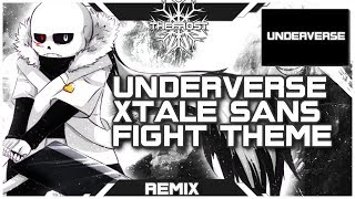 Underverse XTaleSansCross Fight Theme A FrostFM Dark Remix [upl. by Sirromaj776]