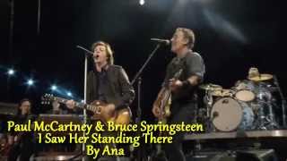 Paul McCartney amp Bruce Springsteen  I Saw Her Standing There [upl. by Karlotta]