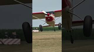 Watch as our Cessna 172 nails the landing at Sodbusters STOL airstrip 🛬✨ [upl. by Eatnod982]