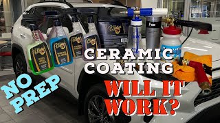 Ceramic Coating a Vehicle Without Prep Will it work IDSCARCARECOM Auto Detailing [upl. by Harbison367]