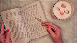 INAUDIBLE READING ASMR  clicky mouth sounds breathy whispers word tracing [upl. by Kaslik931]