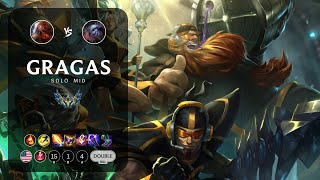 Gragas Mid vs Tristana  NA Challenger Patch 143 [upl. by Klecka]