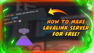 How To Make Free Private Lavalink Server  Paradise Hosting  247 Free [upl. by Amanda894]