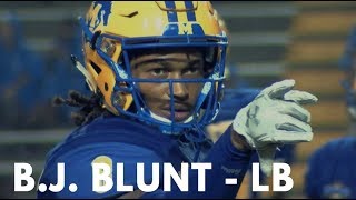 B J Blunt LB McNeese State  2019 NFL Draft Highlights  Draft Diamonds [upl. by Neeli]