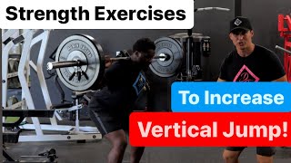 Strength Exercises To Increase Vertical Jump [upl. by Atiuqat713]