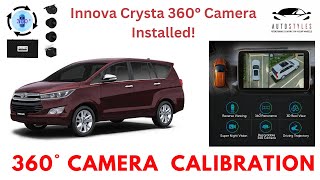 360 degree Camera in Crysta  Calibration  Best Car Accessories Shop in Salem  Autostyles [upl. by Accisej]