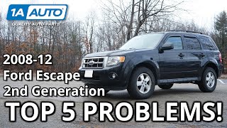 Top 5 Problems Ford Escape SUV 20082012 2nd Generation [upl. by Eerehc]