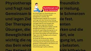 Physiotherapie deutschlernen germanlessons lernedeutsch learngerman foryou [upl. by Nessie]