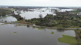 Hochwasser SachsenAnhalt die Biese bei Osterburg 24122023 [upl. by Adnael772]