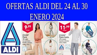 Bazar ALDI del 24 de enero 2024  Catálogo ALDI del 24 al 30 de enero 2024  Ofertas ALDI [upl. by Oremo]