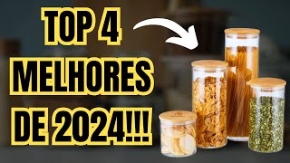 ☑️ TOP 4 MELHORES POTES HERMÉTICOS DE 2024 OS MELHORES PREÇOS [upl. by Draned]