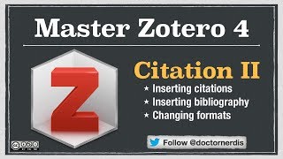 Zotero Tutorial Inserting Citations into Texts [upl. by Geddes]