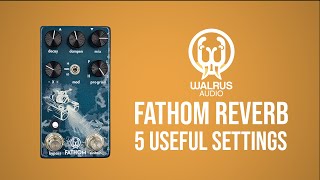 Walrus Fathom  Ambient Reverb walrusaudio [upl. by Essirehc]