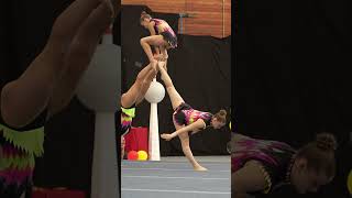 WOW see this amazing womens group acrobatic gymnastics acrobatic circus gymnasticsgirl [upl. by Paula479]