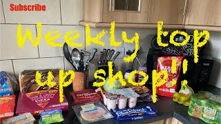 Weekly top up shop  Uber delivery  Sainsbury’s [upl. by Kcirdaed]