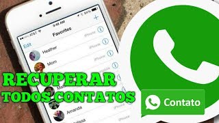 Como recuperar os contatos do WhatsApp 2019 [upl. by Tisman]