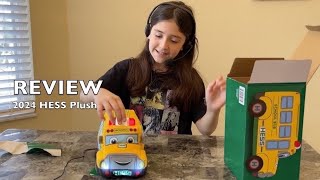 2024 HESS Plush School Bus REVIEW ✅ hesstoytruck ✅ [upl. by Rifkin]