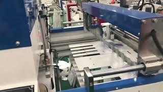 HSCG 450X2 High speed Tshirt bag making machine 300pcsmin [upl. by Lugar943]