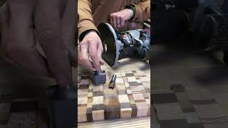 Flattening an end grain cutting board [upl. by Anitsenre]