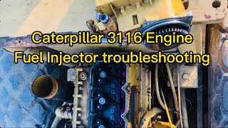 Caterpillar 3116 Engine Fuel injector troubleshooting [upl. by Emelen11]