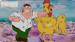 FINAL ALTERNATIVO POLLO GIGANTE VS PETER GRIFFIN FORTNITE [upl. by Wager]