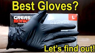 Best Gloves Nitrile vs Latex Venom Steel vs Grease Monkey Hardy Phantom Raven Gloveworks [upl. by Aikenahs]