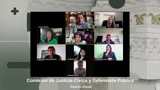 EnVivo  Sesión de la Comisión de Justicia Cívica y Defensoría Pública  13 noviembre 2024 [upl. by Adelric]