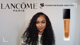 LANCÔME FOUNDATION REVIEW  Teint Idole Ultra wear  First impression  Wear test [upl. by Neeneg]