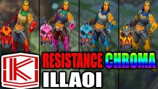 RESISTANCE ILLAOI CHROMA  League of Legends [upl. by Asira]