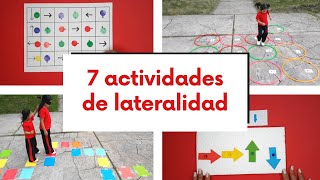 7 ACTIVIDADES DE LATERALIDAD  ORIENTACIÓN ESPACIAL [upl. by Nyl]