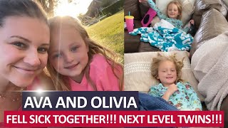 NEXT LEVEL OUTDAUGHTERED TWINS AVA AND OLIVIA BUSBY FELL SICK TOGETHER WORRISOME [upl. by Karola]