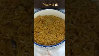 Trying Wai wai for the first time😍 shorts youtubeshorts ytshort waiwai creator [upl. by Ahtimat]