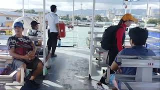 Sailing with Fastcat ferry from Tubigon to Cebu City [upl. by Fawne103]