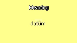 datum meaning in English amp Telugu  Googul Dictionary dictionary meanings telugu english data [upl. by Jb]