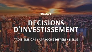 Cours de finance sur la Décision dinvestissement [upl. by Tekcirk]