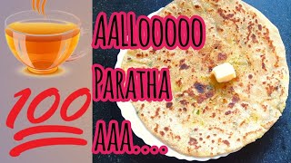 Alloo Paratha tea mazedar recipe easy [upl. by Ainnat]