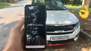 KIA CONNECT All Features Live Demo  Useful Or Gimmicky [upl. by Anikahs]