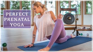 Yoga for Pregnancy  30 Min Prenatal Yoga Flow For Peace Of Mind [upl. by Enohs]