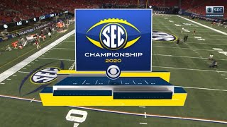 CBS Sports  2020 SEC Championship Intro No1 Alabama vs No7 Florida [upl. by Eyahsal622]