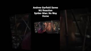 Andrew Garfield Saves MJ Reaction shorts [upl. by Eissat801]