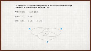 3° lezione esercizi sugli insiemi [upl. by Elysia72]