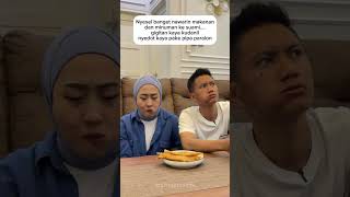 Nyesel tawarin makanan dan minuman ke suami shortsyoutube couplegoals keluargakocak shortvideo [upl. by Newman]