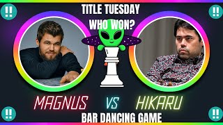 MAGNUS VS HIKARU TITLE TUESDAY chessGothamChess GMHikaru [upl. by Codie874]