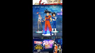 FORTNITE PS5  GOKU and VEGETA LIVE [upl. by Massey979]