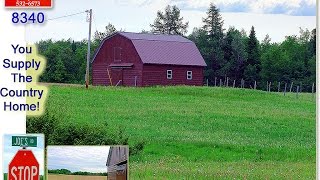 SOLD Maine Farm Land Barn For Sale  Houlton ME Real Estate Listing MOOERS 8340 [upl. by Elatsyrc]