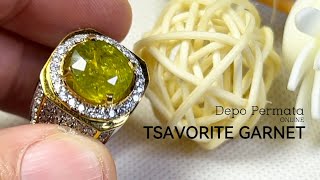 Tsavorite Garnet Istimewa [upl. by Elletnuahs]