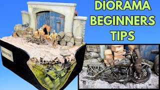 DIORAMA building for beginners I 6 EASY STEPS WW2 WLA Harley 135 tutorial [upl. by Lerrehs353]