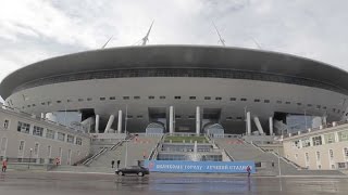 WM 2018 FIFA macht den Stadioncheck in Russland [upl. by Remoh356]